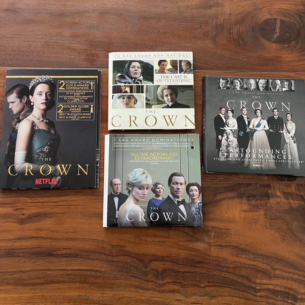 The Crown Seasons 2,3,4,5 (12 Discs) DVD Netflix FYC SAG Awards Screeners